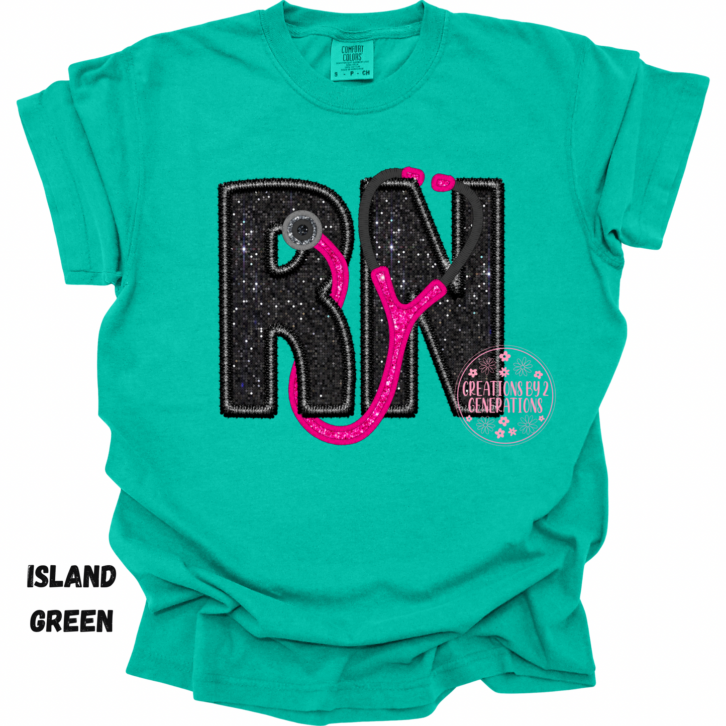 RN FAUX GLITTER EMBROIDERY PREORDER