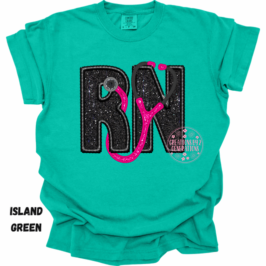 RN FAUX GLITTER EMBROIDERY PREORDER