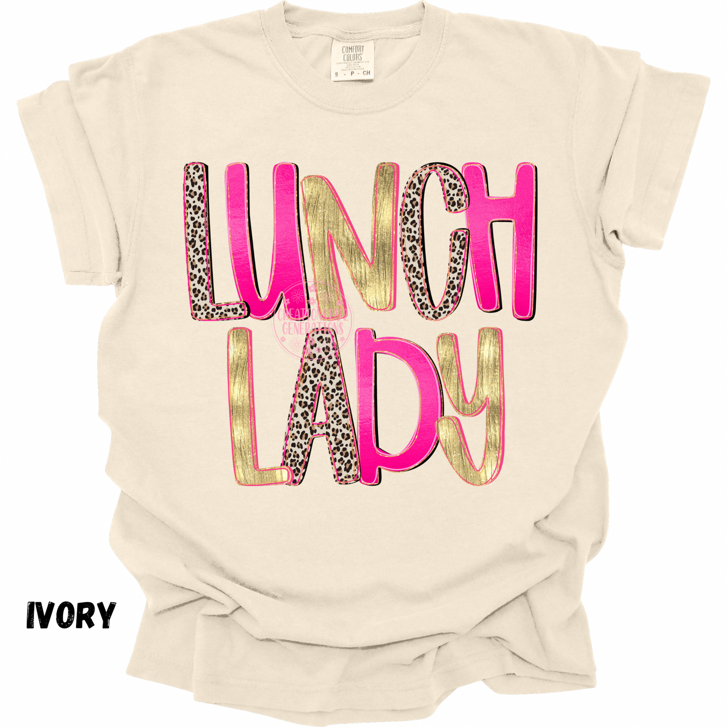 LUNCH LADY PINK LEOPARD PREORDER