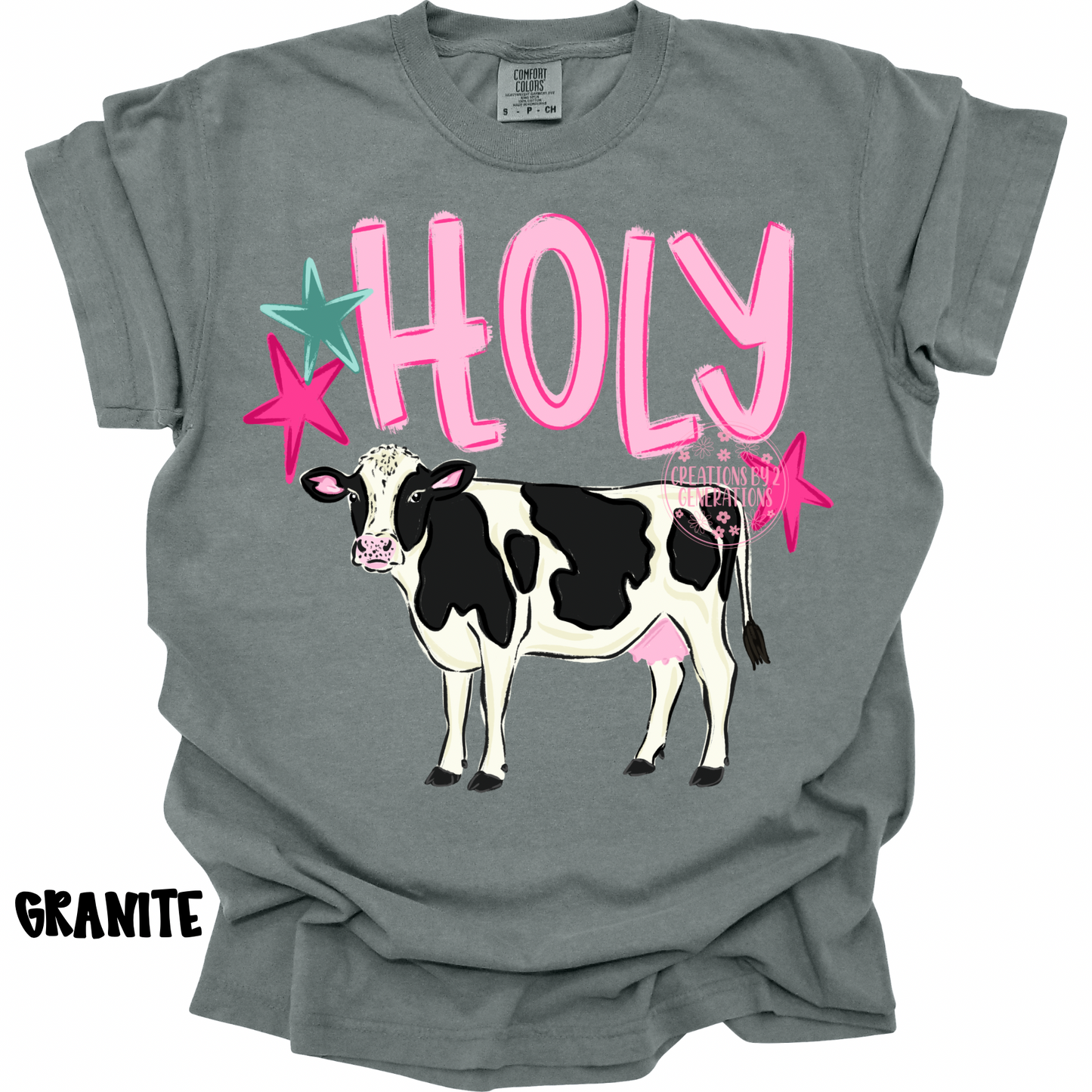 HOLY COW BLACK/WHITE WITH STARS PREORDER