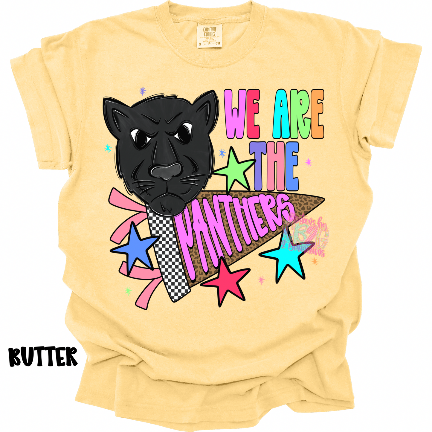 WE ARE THE PANTHERS COLORFUL WITH BANNER PREORDER