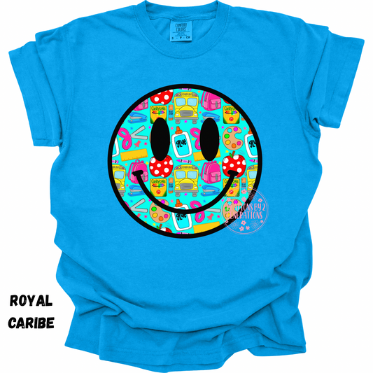 SCHOOL SMILEY FACE PREORDER (YOUTH)
