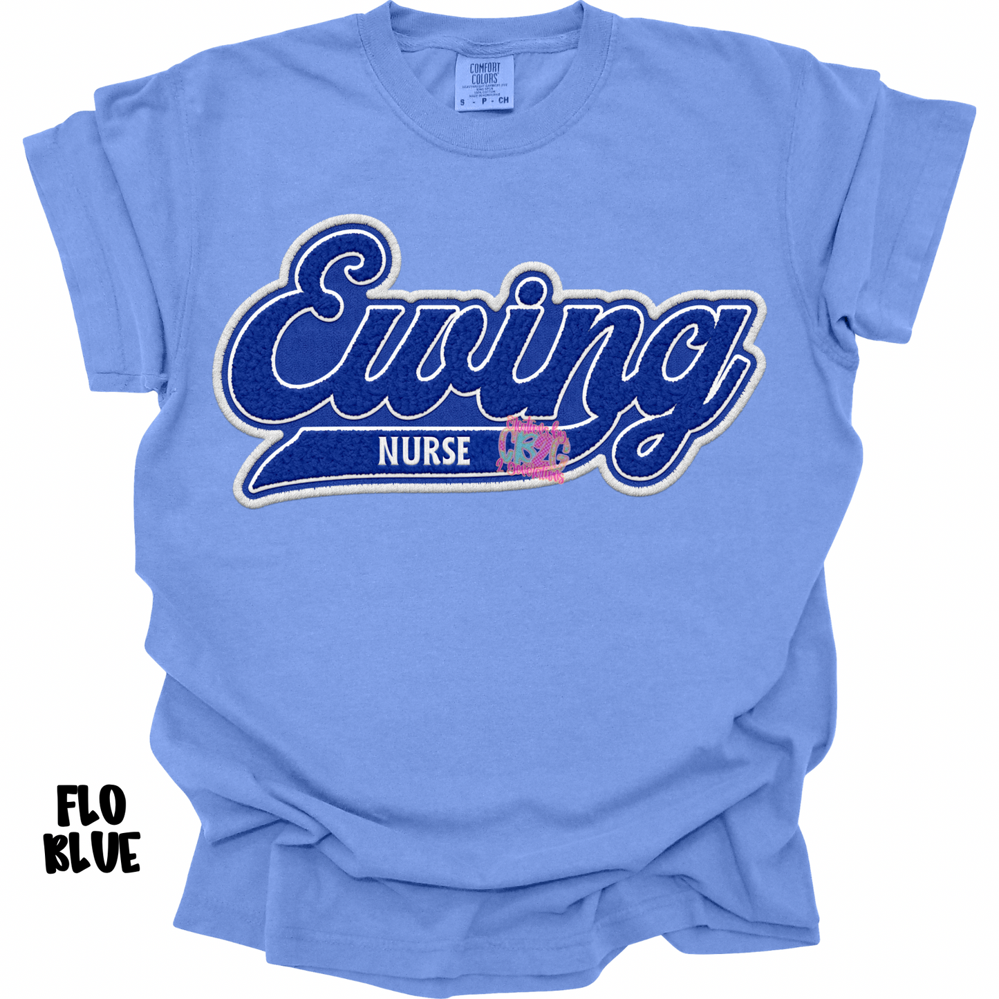 EWING NURSE FAUX EMBROIDERY PREORDER