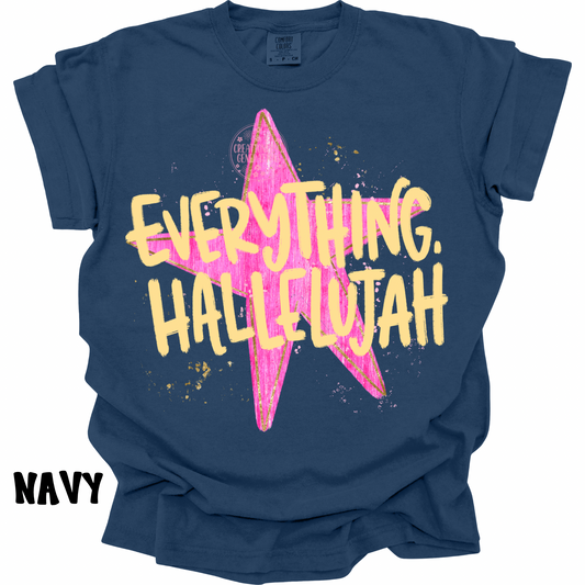 EVERYTHING HALLELUJAH WITH PINK STAR PREORDER