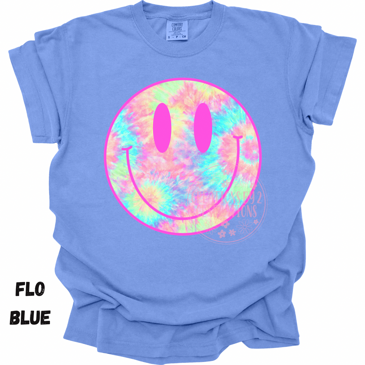 TIE DYE SMILEY FACE PREORDER