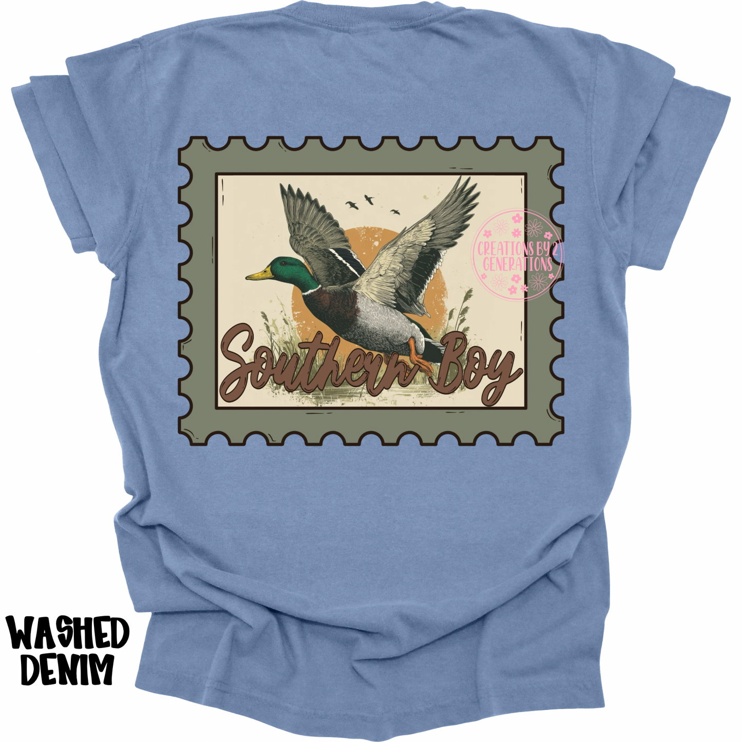 SOUTHERN BOY DUCK WITH FRONT POCKET DESIGN PREORDER (YOUTH)