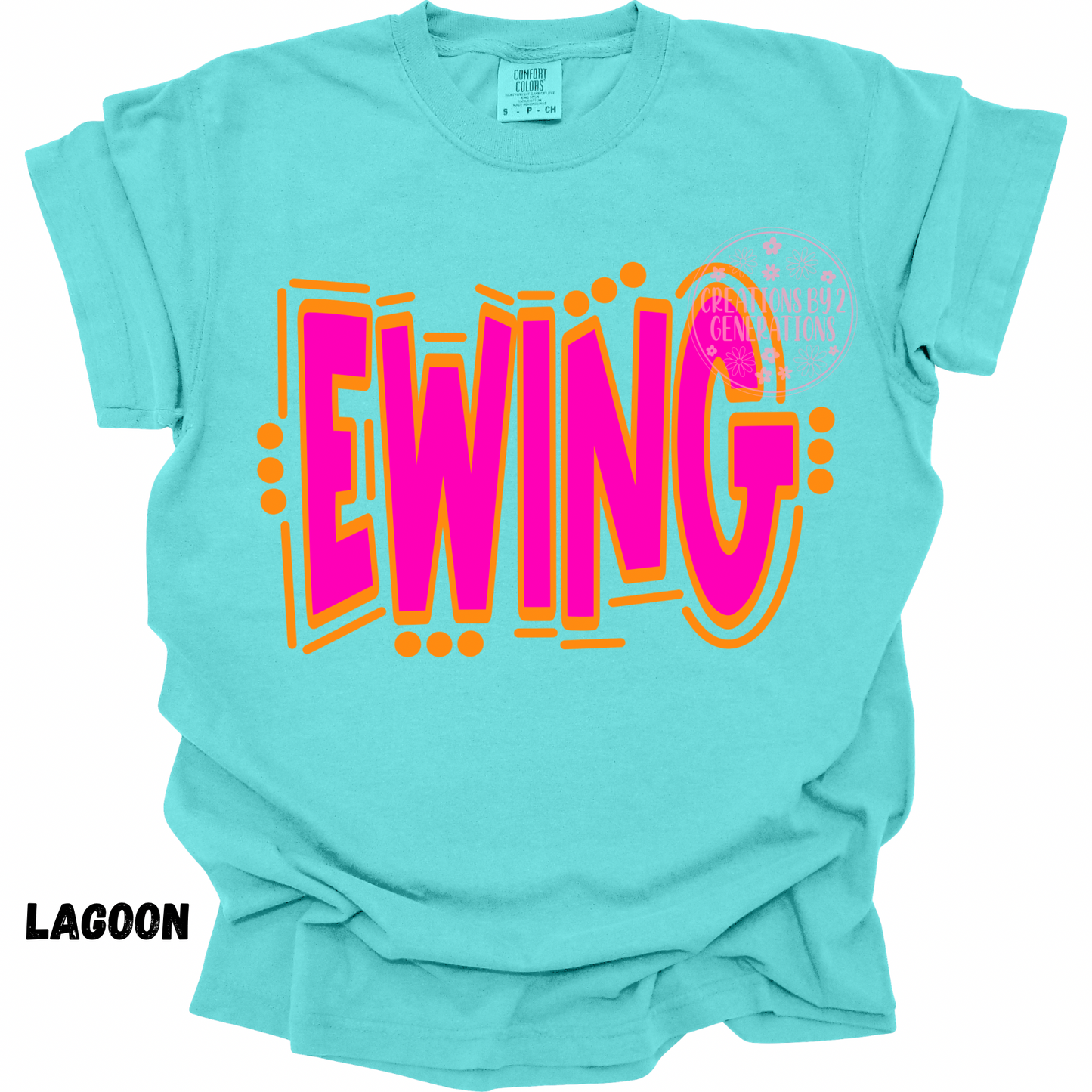 EWING PINK & ORANGE DOODLE PREORDER