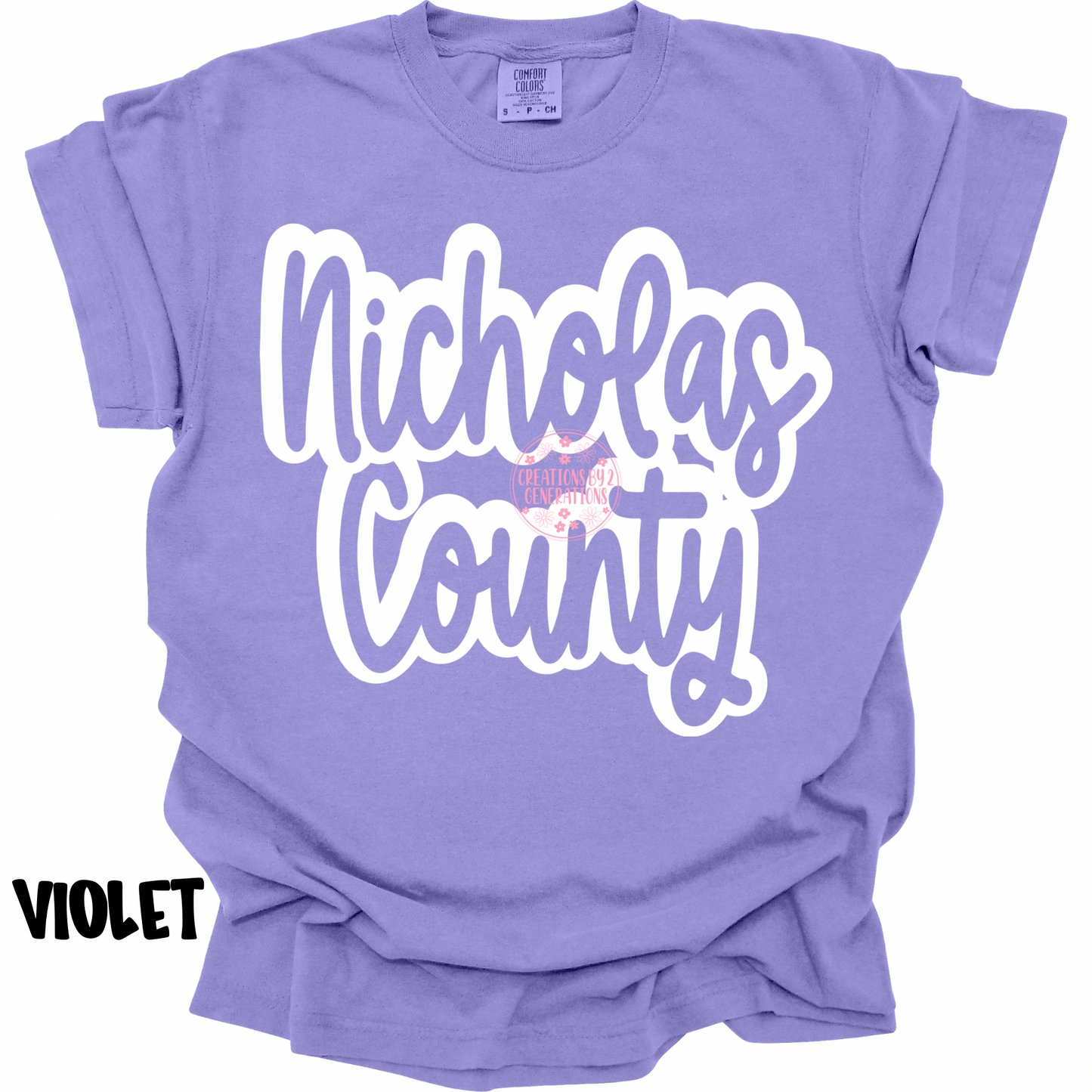 NICHOLAS COUNTY WHITE OUTLINE PREORDER