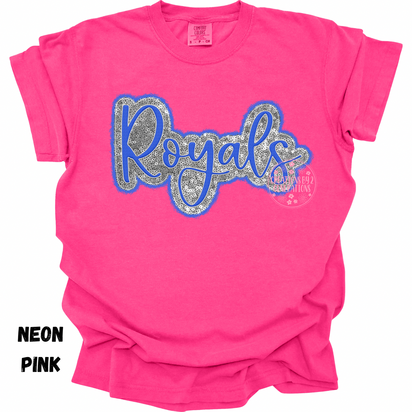 ROYALS CURSIVE FAUX SEQUINS PREORDER