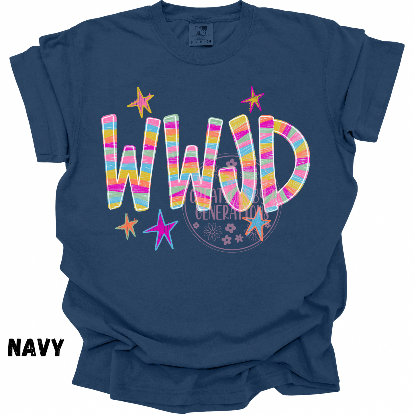 WWJD COLORFUL STRIPES PREORDER