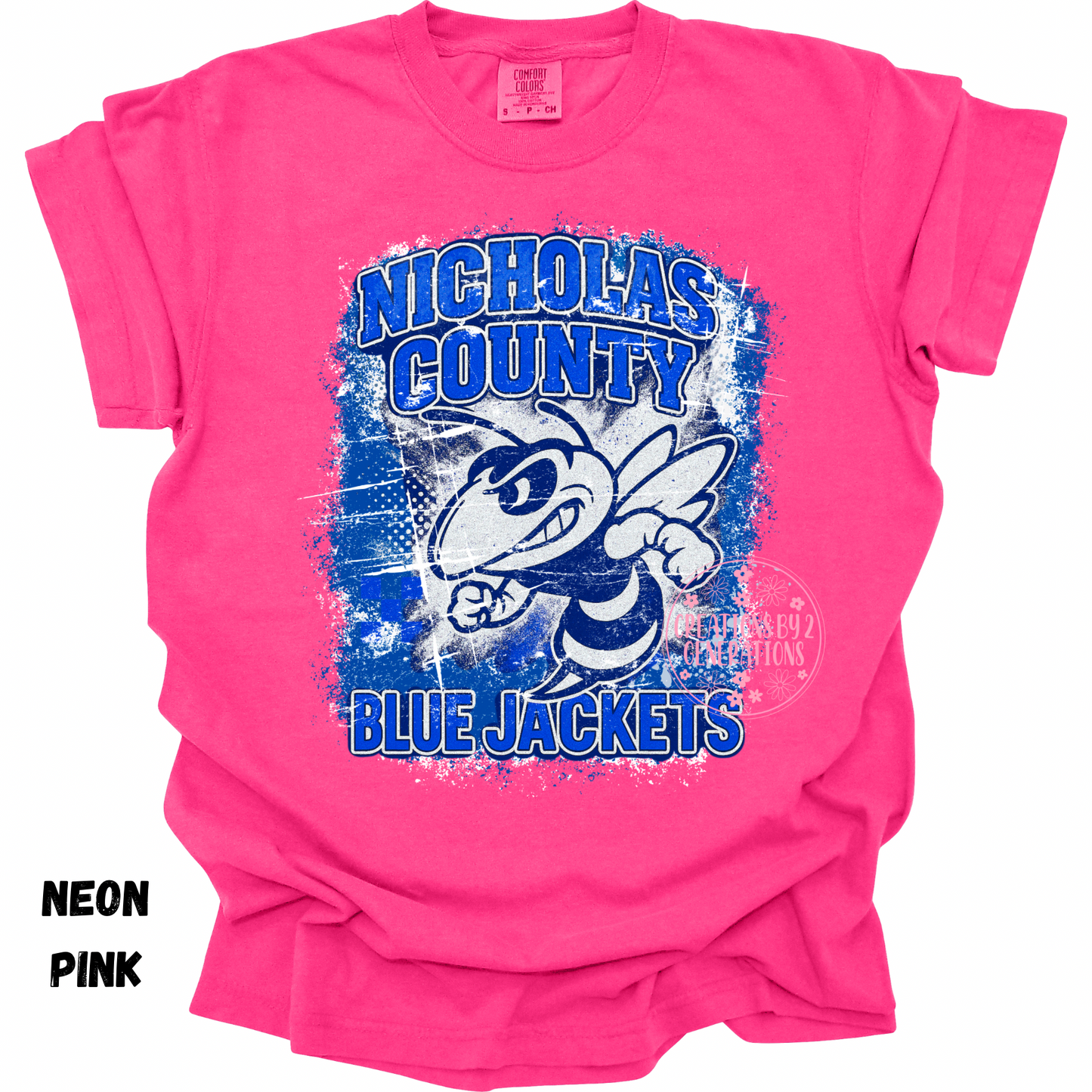 NICHOLAS COUNTY BLUE JACKETS GRUNGE PREORDER (YOUTH)