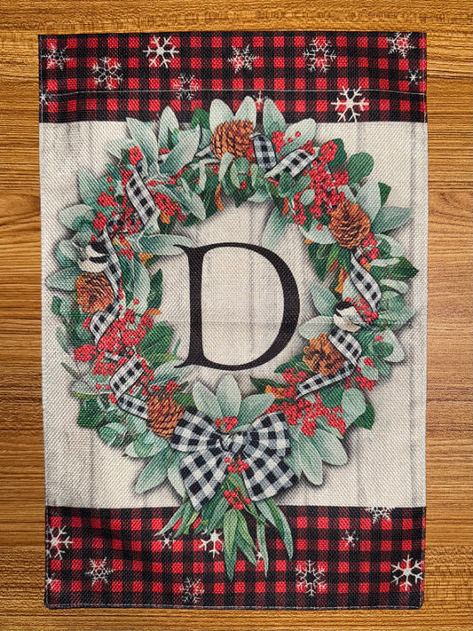 D RED/BLACK/WHITE CHECKERED FLAG
