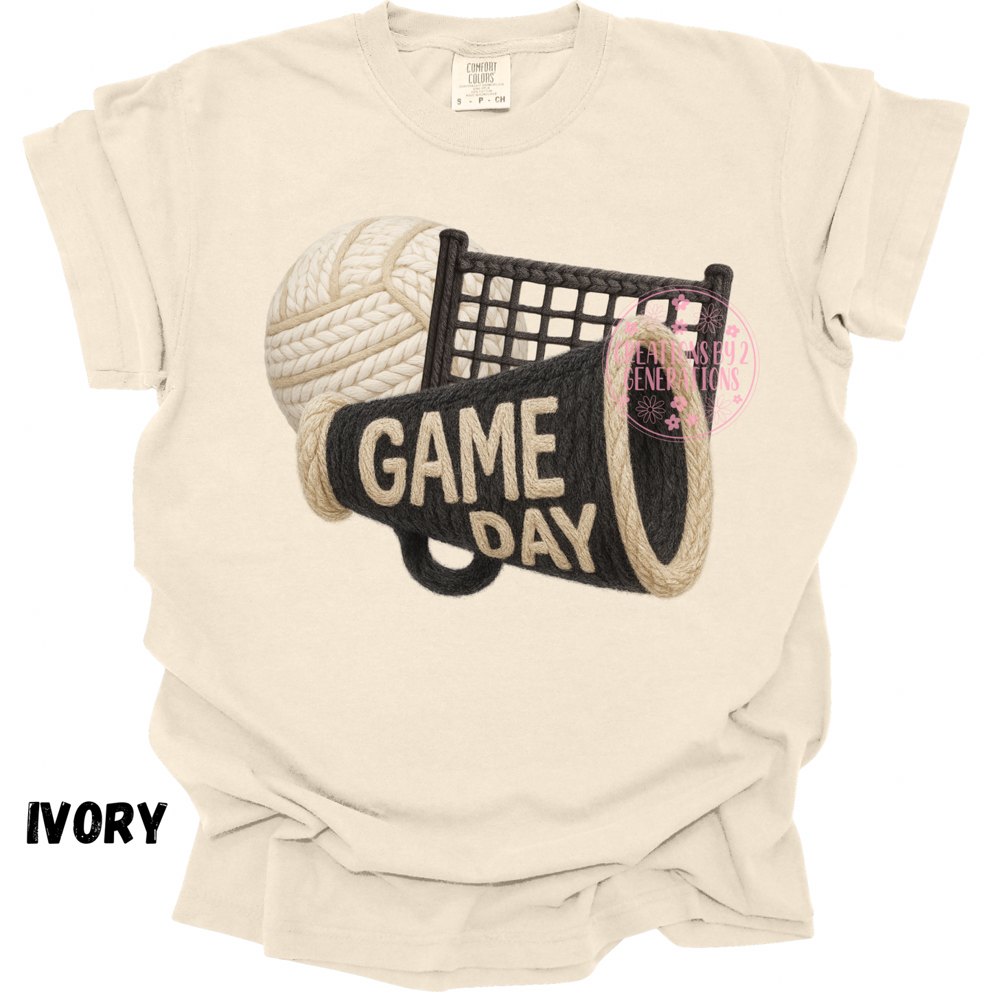GAME DAY VOLLEYBALL FAUX YARN PREORDER