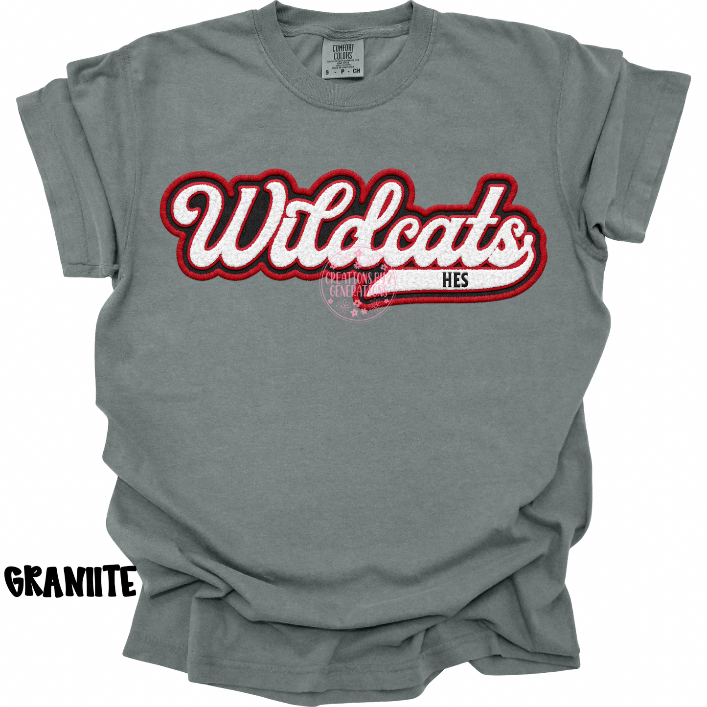 HES WILDCATS FAUX EMBROIDERY PREORDER