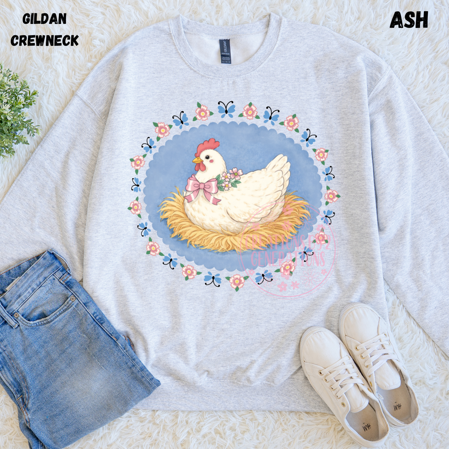 WHITE HEN ON NEST PREORDER