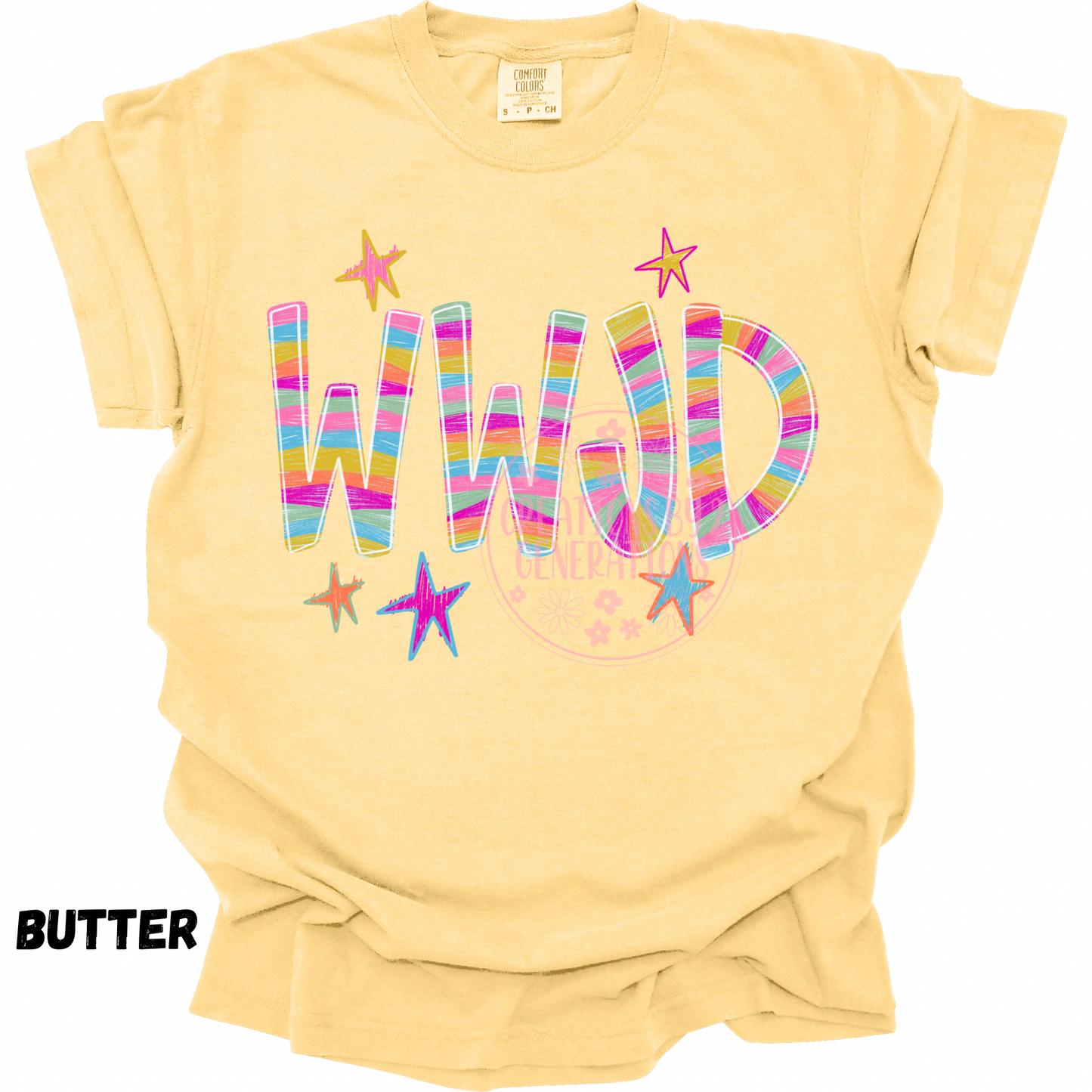 WWJD COLORFUL STRIPES PREORDER