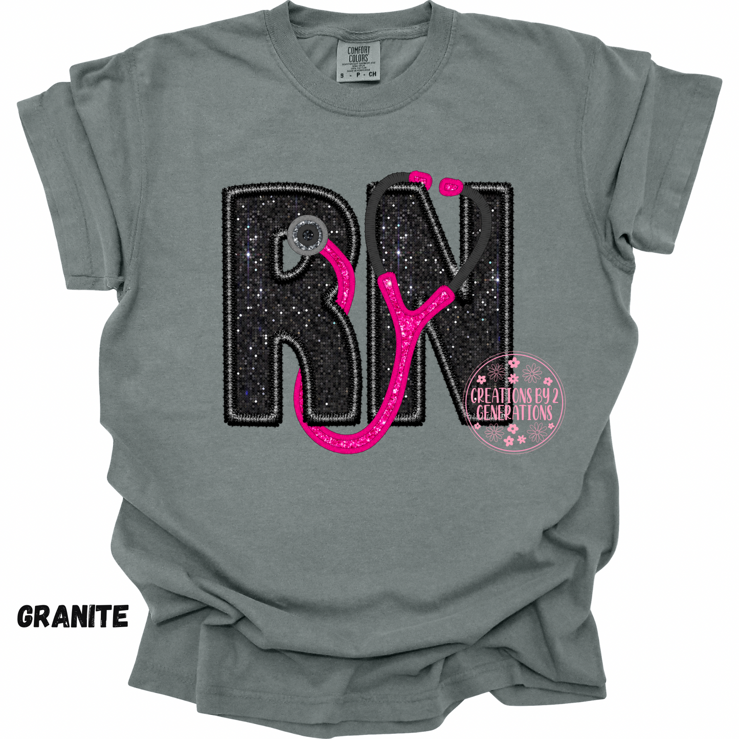 RN FAUX GLITTER EMBROIDERY PREORDER