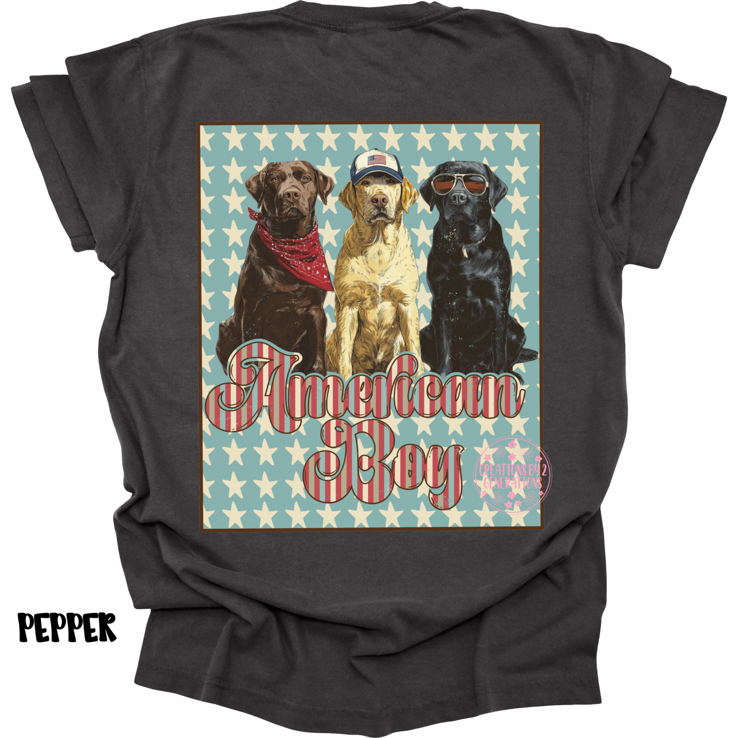 AMERICAN BOY 3 DOGS WITH FRONT POCKET DESIGN PREORDER (YOUTH)