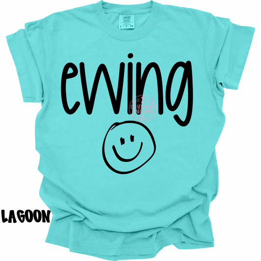 EWING WITH SMILEY FACE BLACK PREORDER (YOUTH)