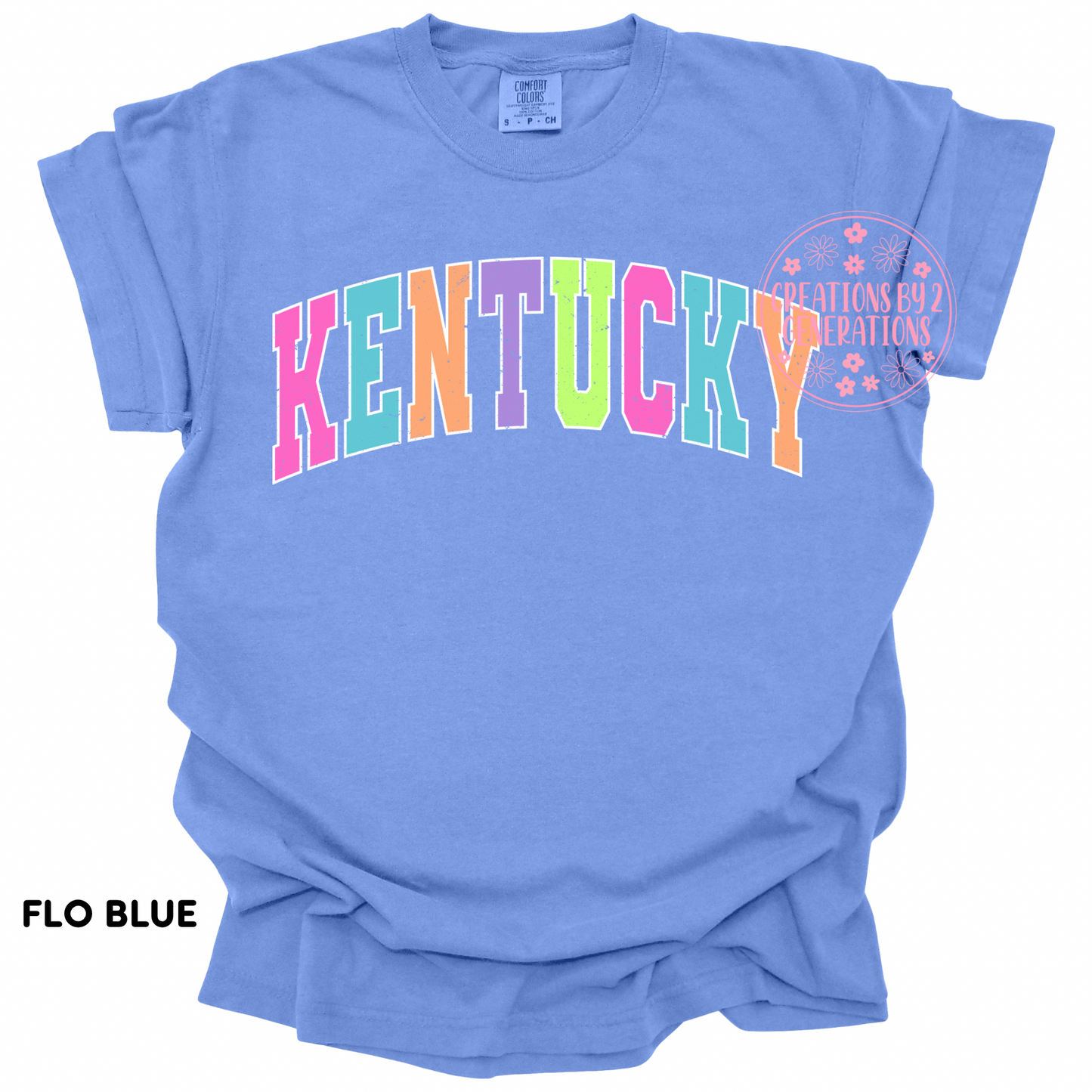 KENTUCKY COLORFUL DISTRESSED