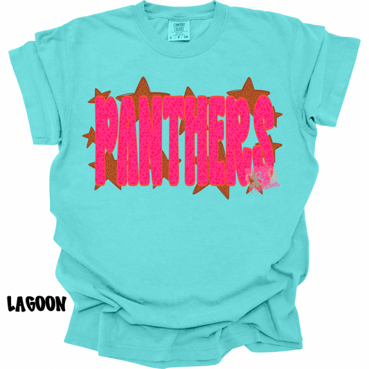 PANTHERS PINK WITH LEOPARD STARS PREORDERS (YOUTH)