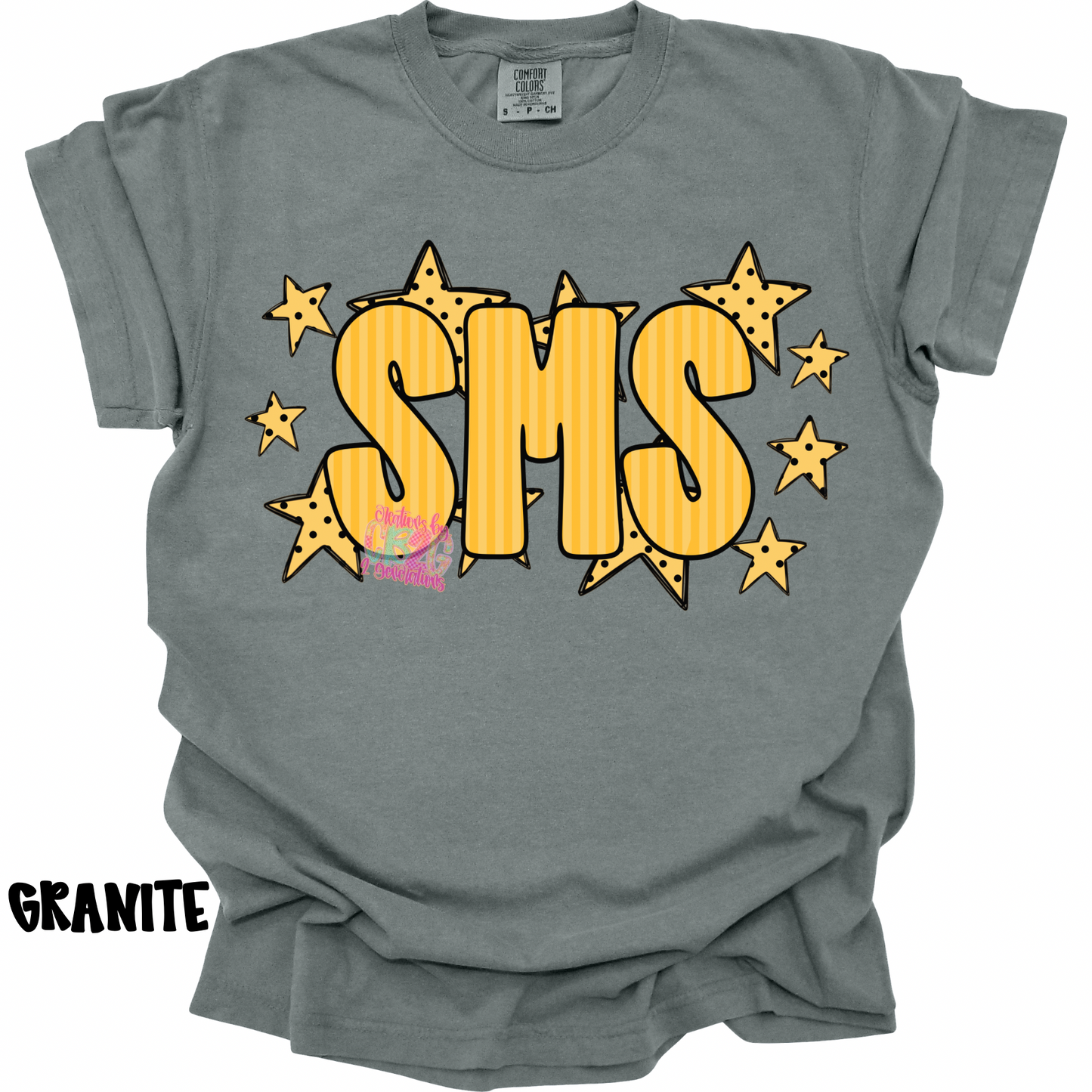 SMS YELLOW STRIPES WITH STARS PREORDER