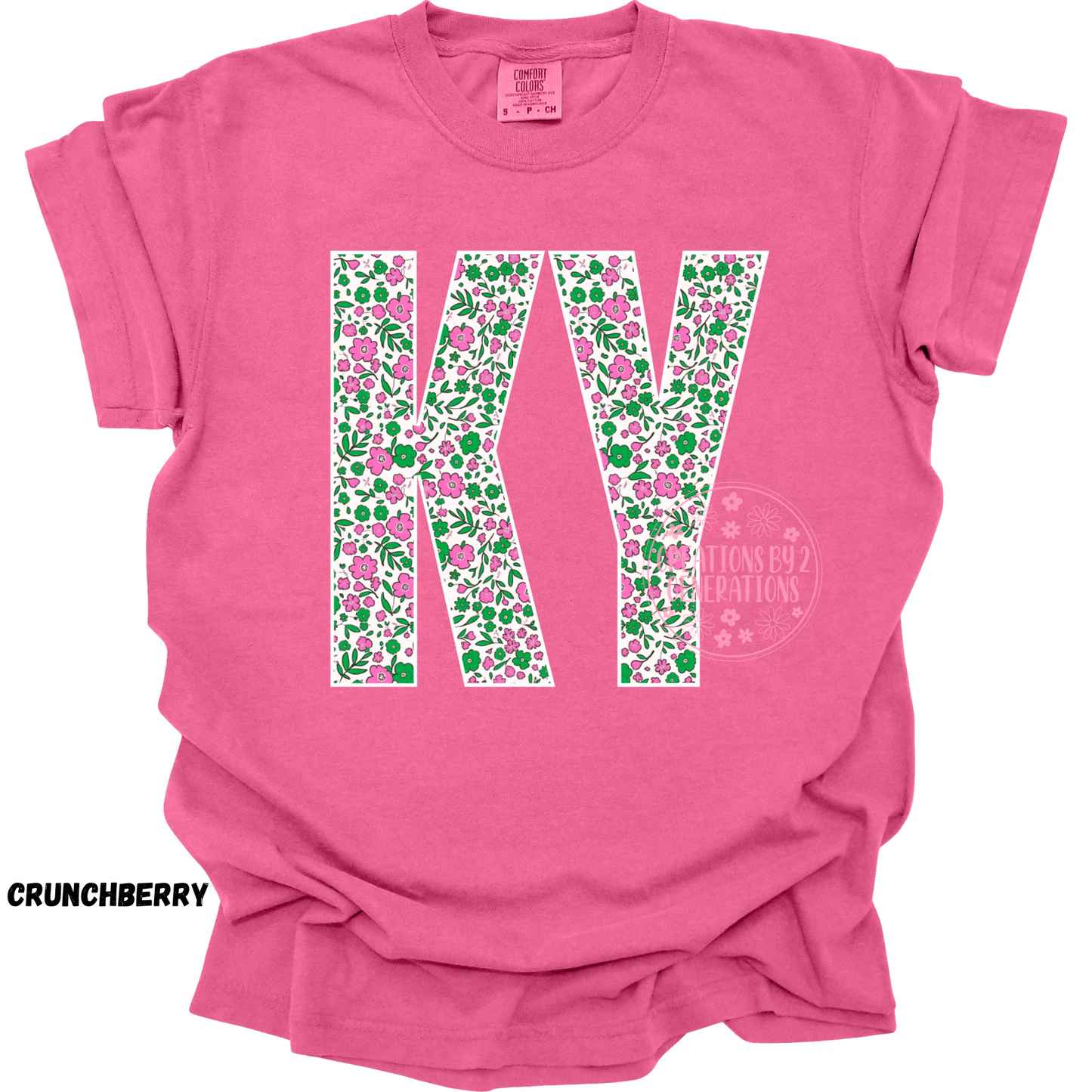 KY PINK GREEN FLORAL