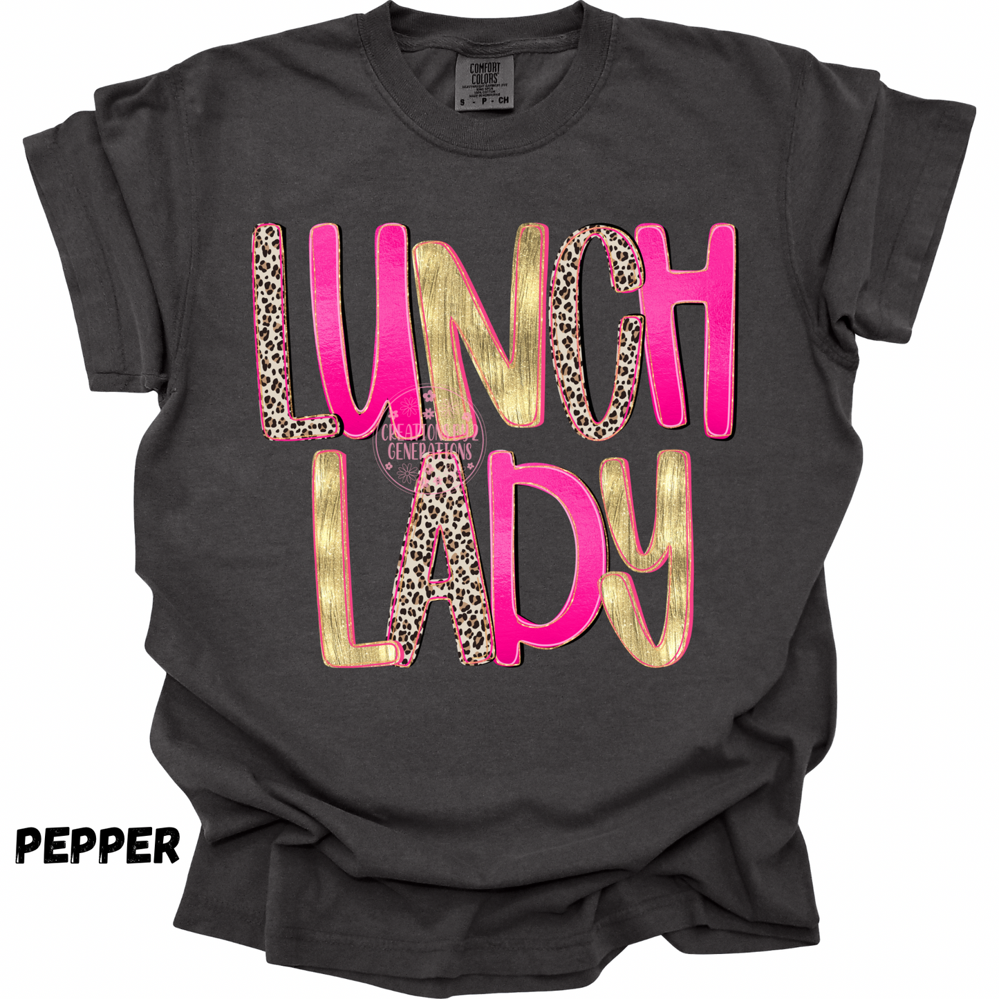 LUNCH LADY PINK LEOPARD PREORDER