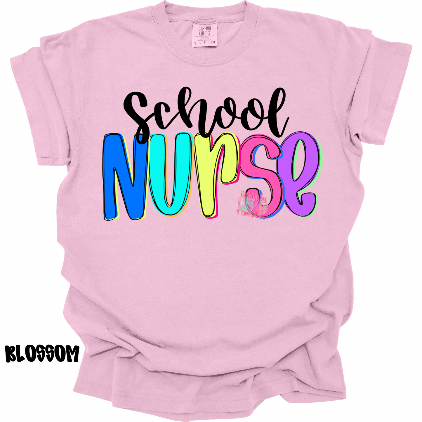 SCHOOL NURSE NEON COLORFUL PREORDER