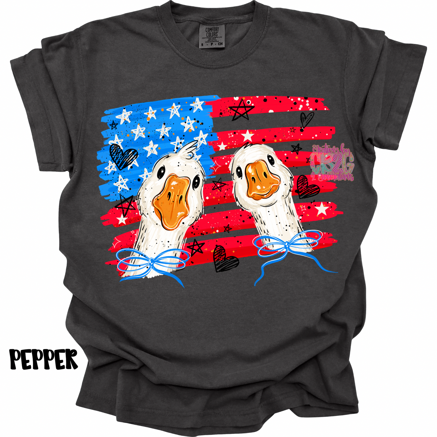 2 GEESE WITH FLAG PREORDER (YOUTH)