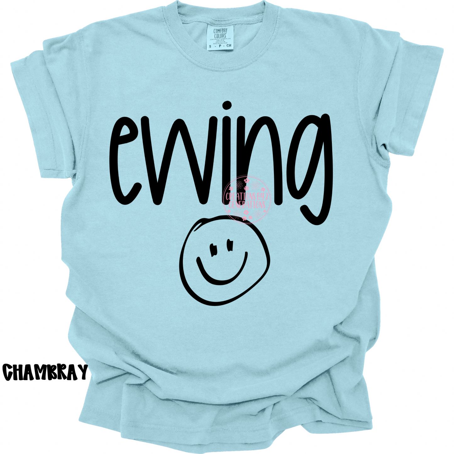 EWING WITH SMILEY FACE BLACK PREORDER