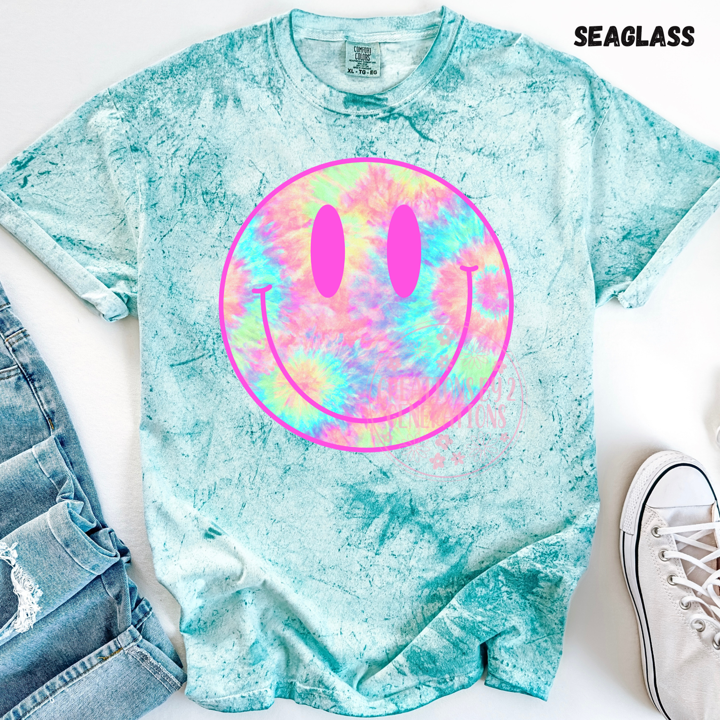 TIE DYE SMILEY FACE PREORDER