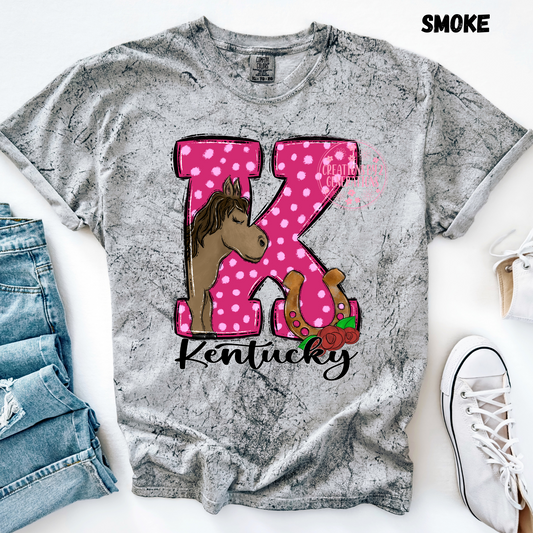 K HORSE DERBY DAY PRINT YOUTH PRINT
