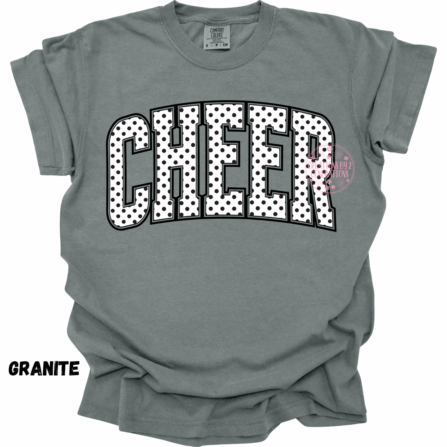 CHEER WHITE WITH BLACK DOTS PREORDER