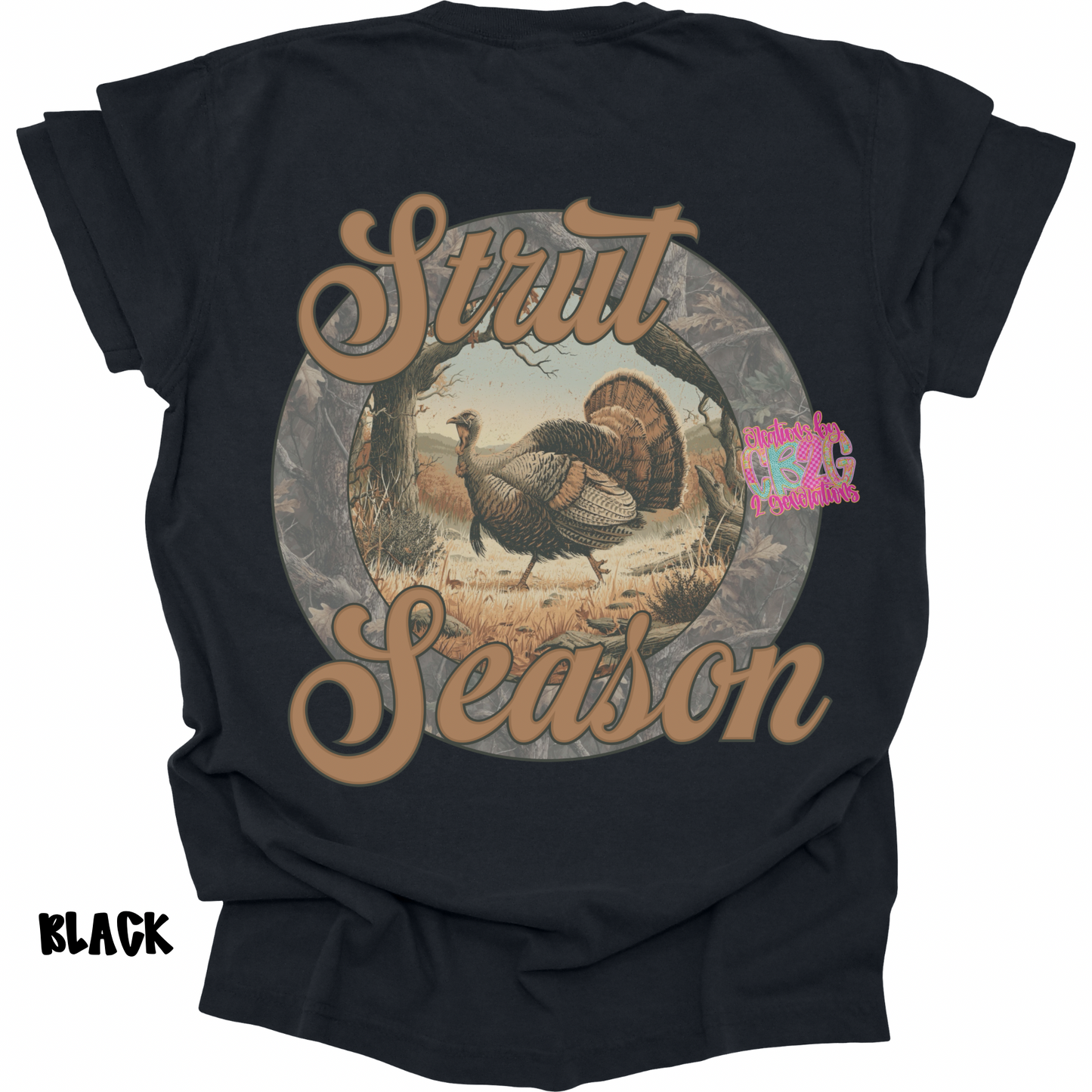STRUT SEASON TURKEY CAMO CIRCLE WITH FRONT POCKET DESIGN PREORDER (YOUTH)