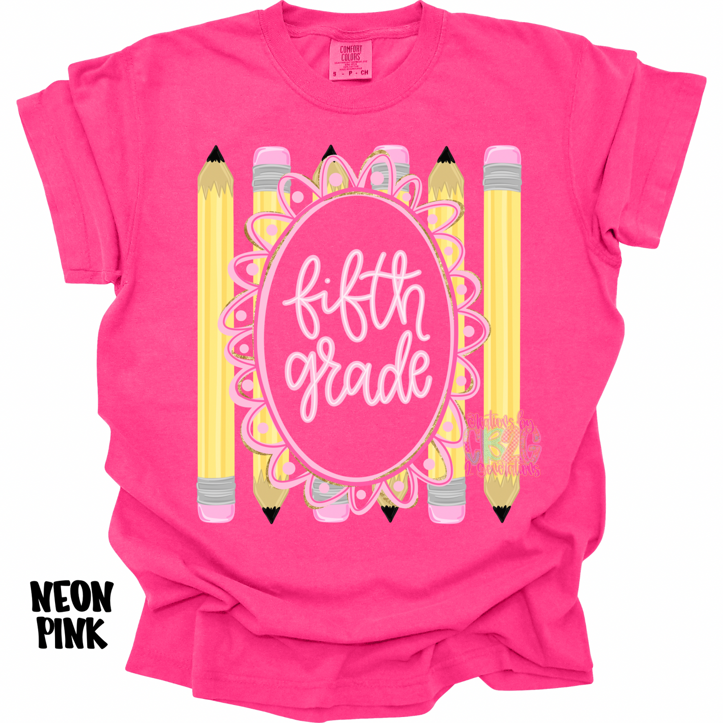FIFTH GRADE WITH FRAME & PENCILS PREORDER (YOUTH)