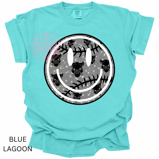 PANTHER BASEBALL FAUX RHINESTONES PREORDER (YOUTH)