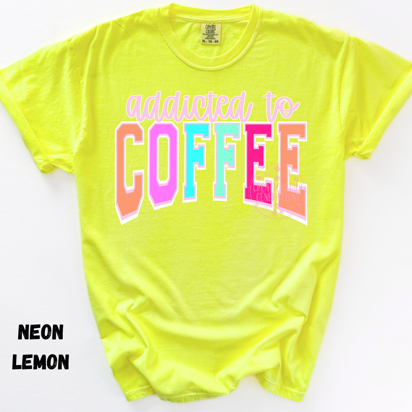 ADDICTED TO COFFEE COLORFUL PREORDER