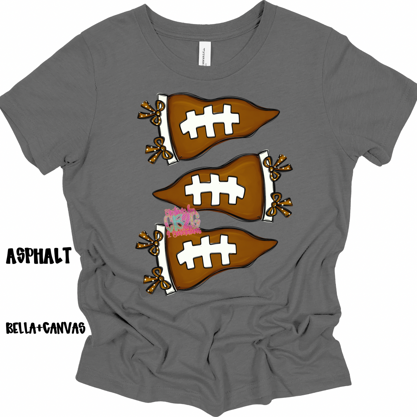 3 FOOTBALL PENNANT BELLA+CANVAS PREORDER (TODDLER)
