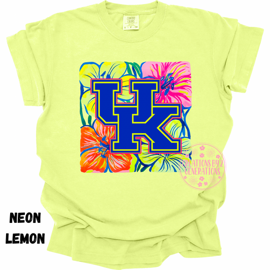 UK NEON FLORAL PRINT