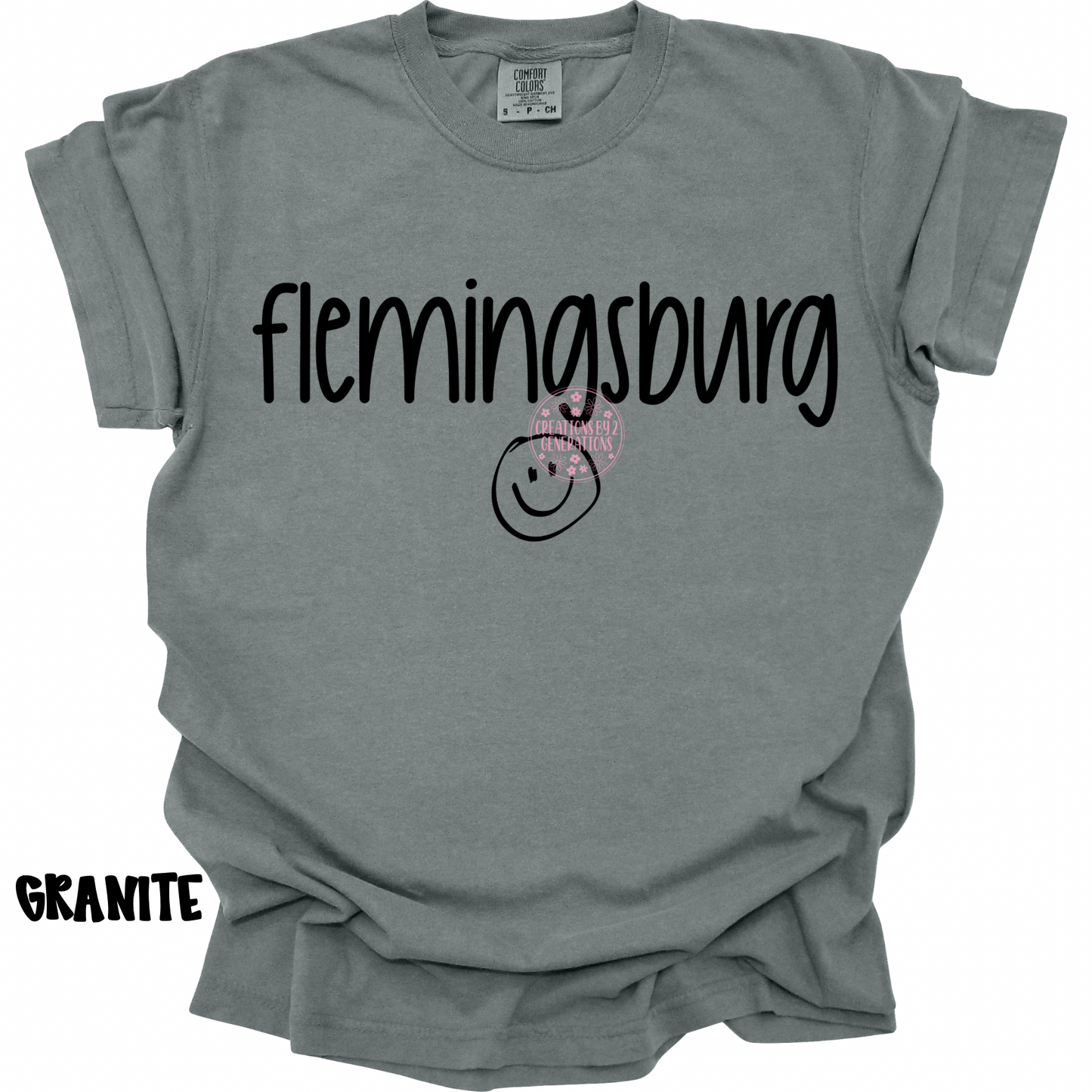 FLEMINGSBURG WITH SMILEY FACE BLACK PREORDER