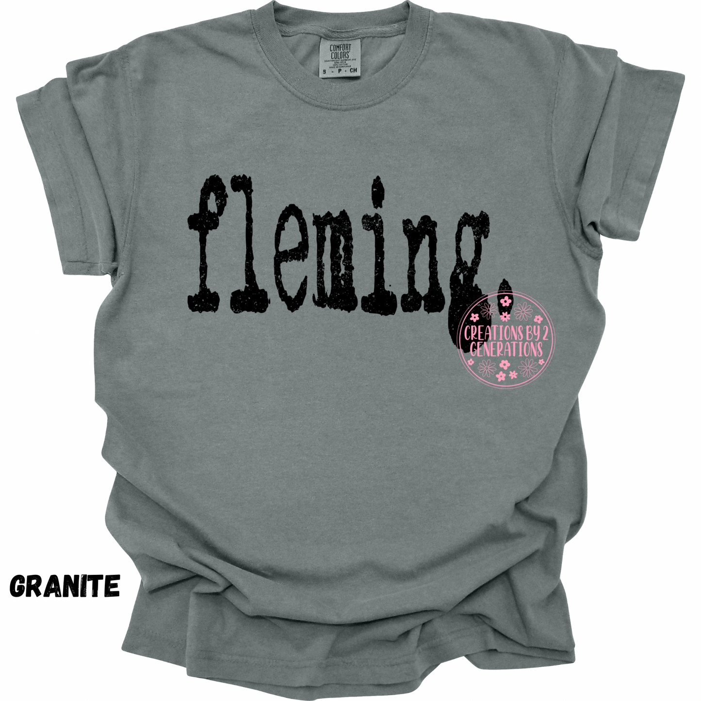 FLEMING BLACK TYPOGRAPHY