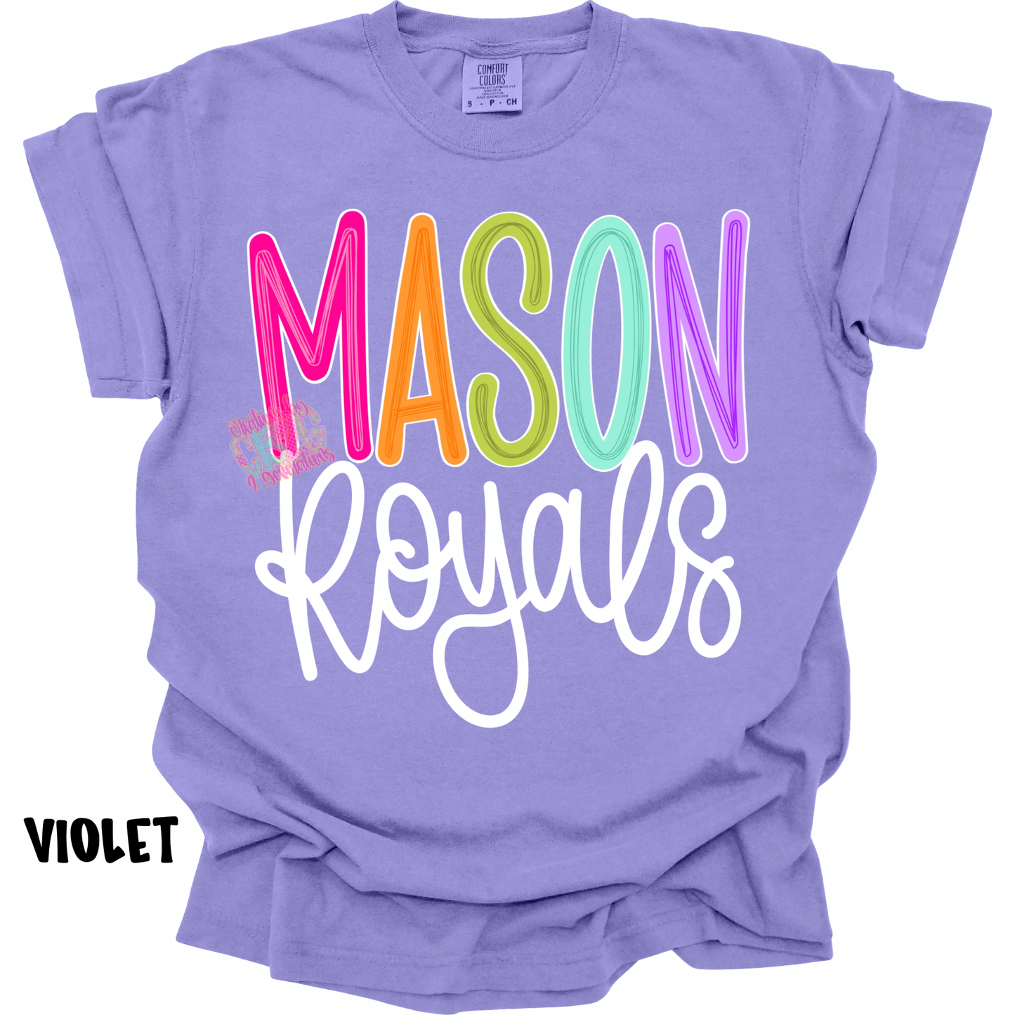 MASON ROYALS COLOR POP WITH WHITE CURSIVE PREORDER