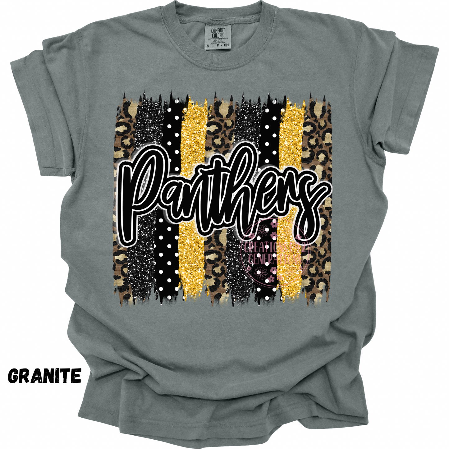 PANTHERS BLACK & GOLD BRUSHSTROKES PREORDER