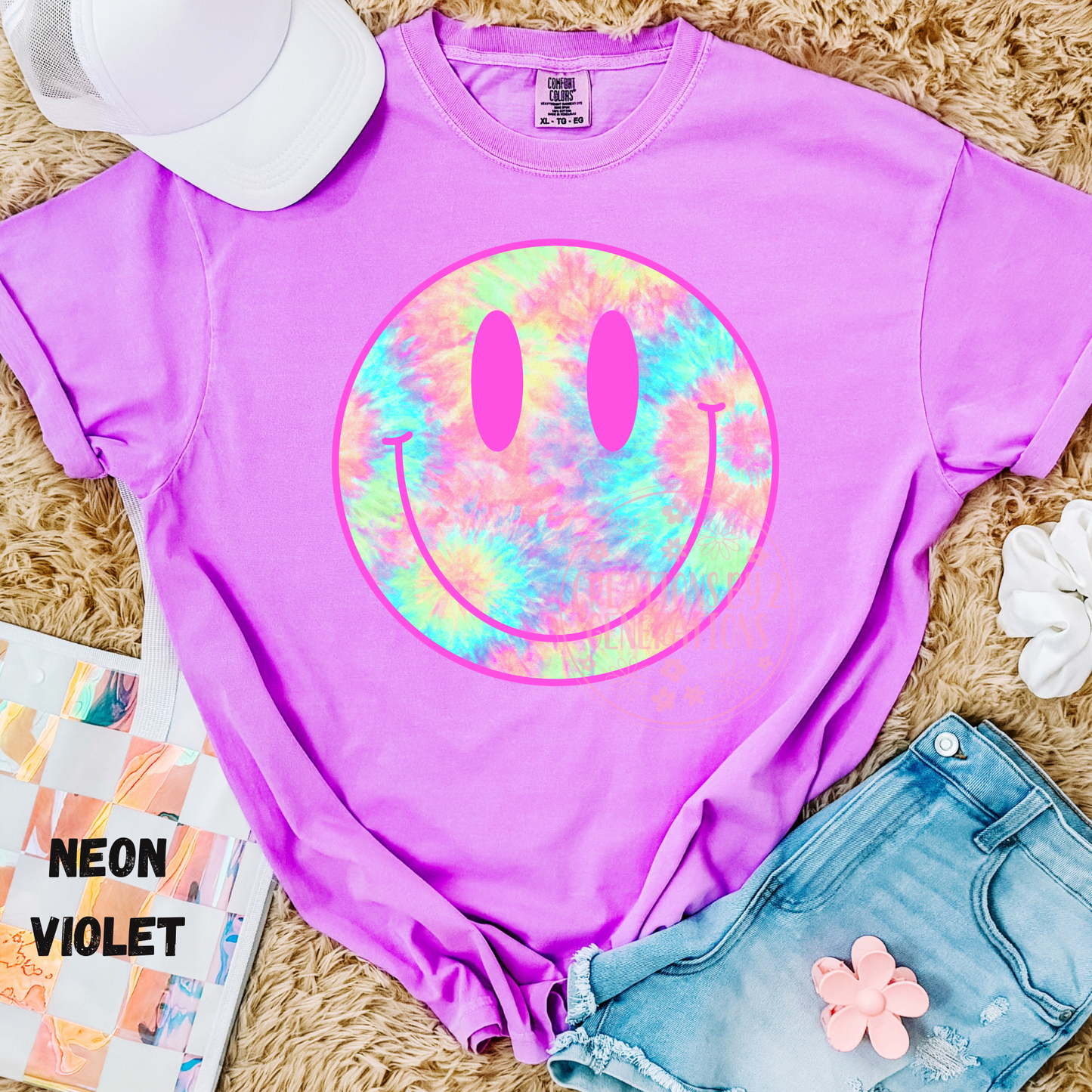 TIE DYE SMILEY FACE PREORDER