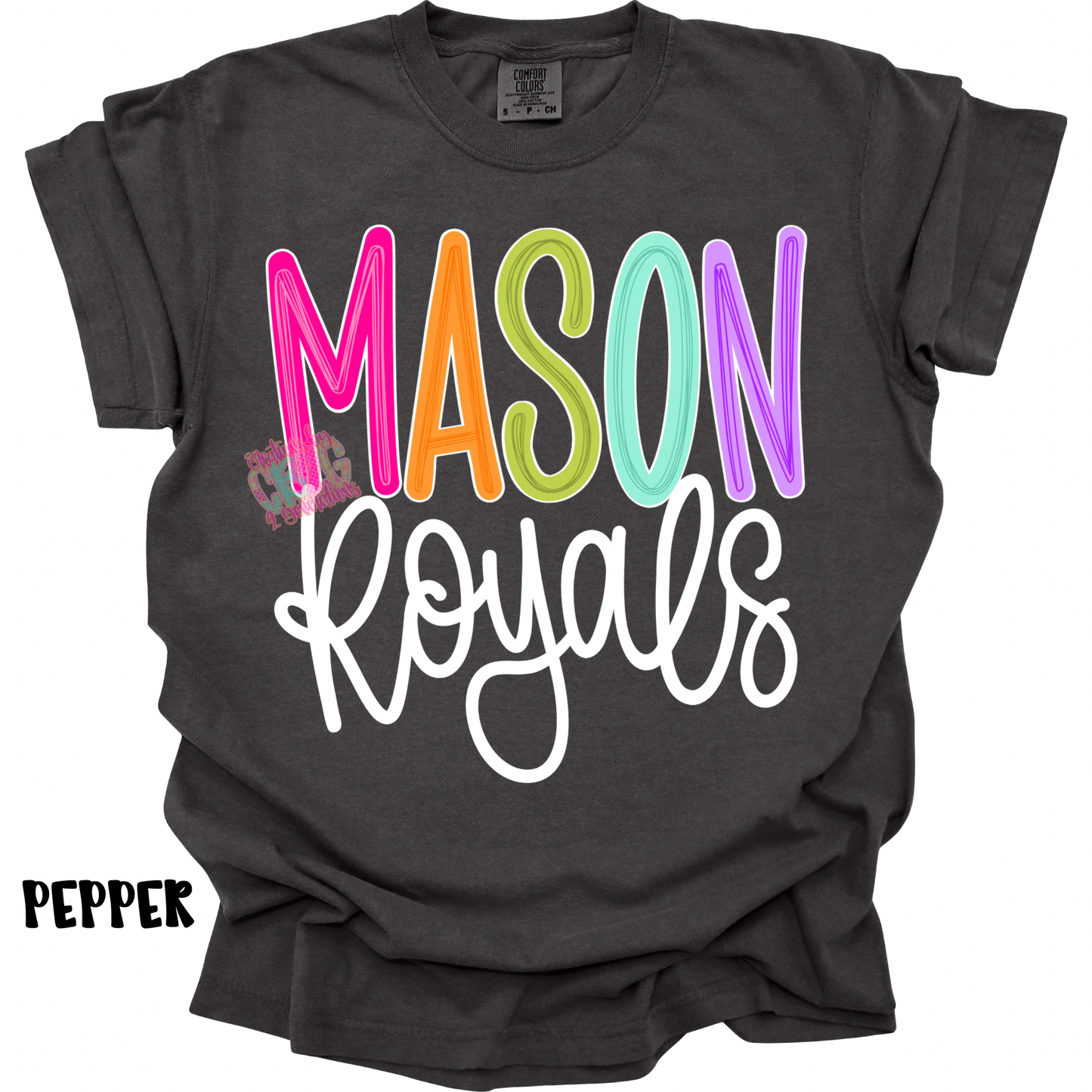 MASON ROYALS COLOR POP WITH WHITE CURSIVE PREORDER