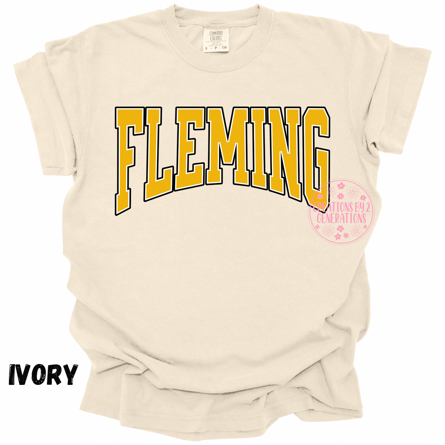 FLEMING YELLOW GOLD ARCH PRINT