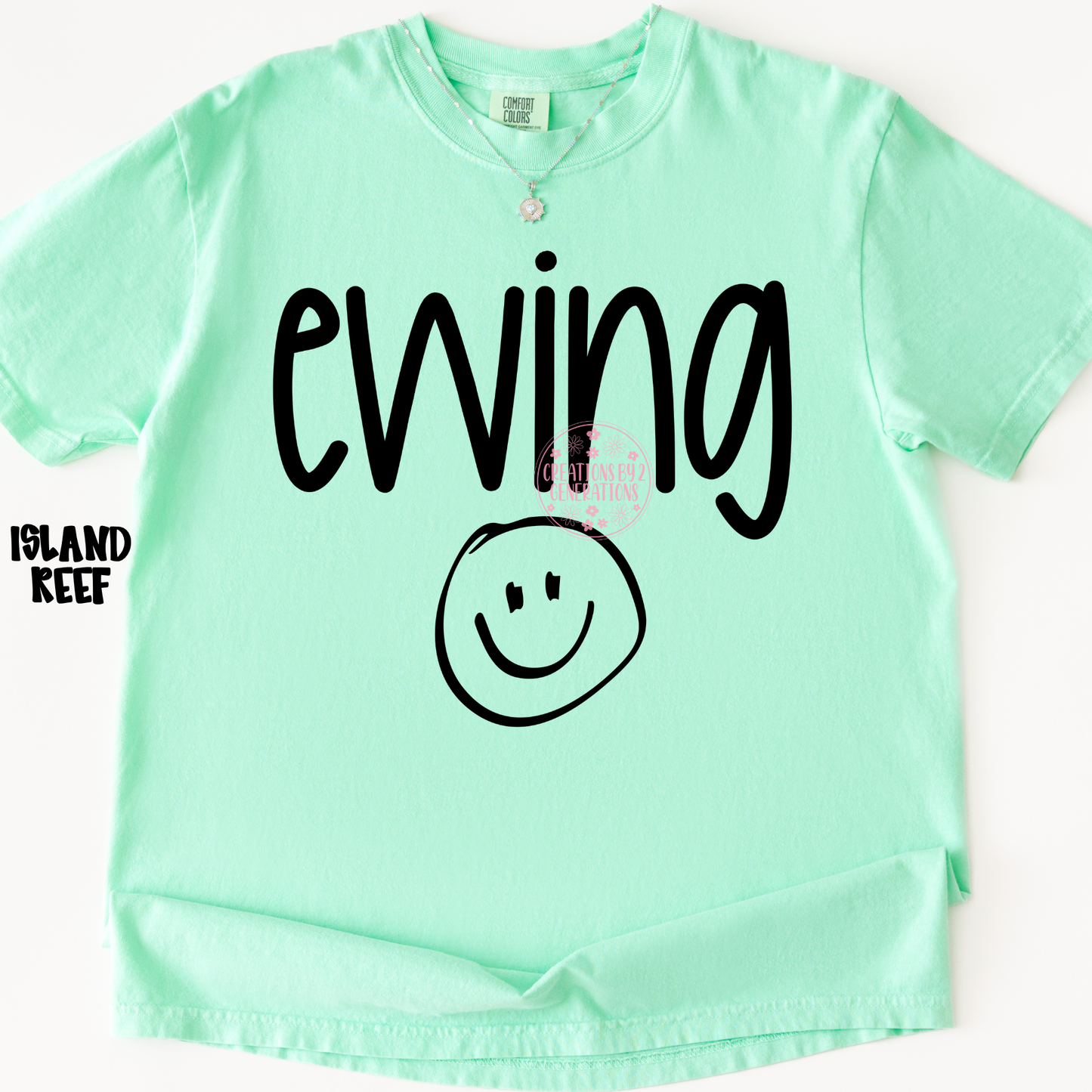 EWING WITH SMILEY FACE BLACK PREORDER