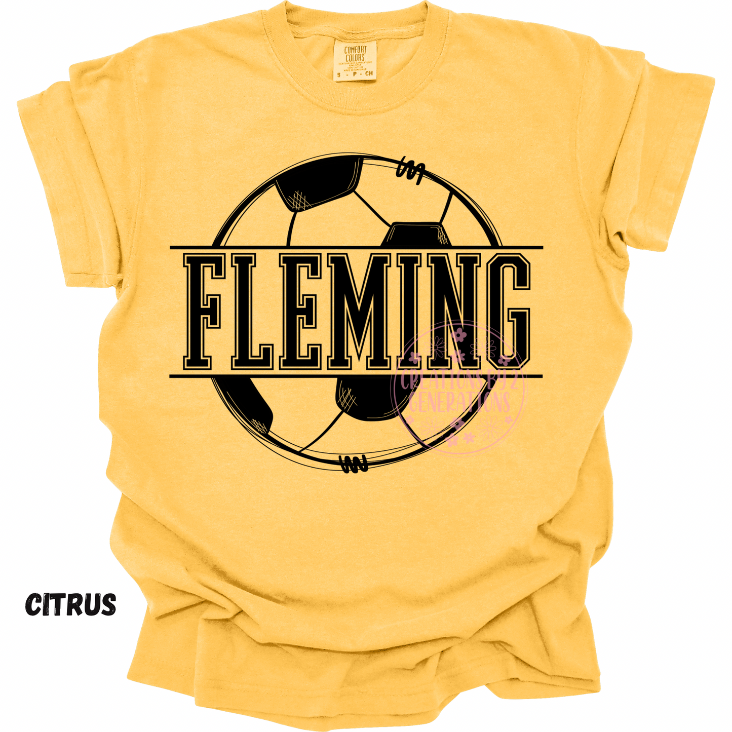 FLEMING SOCCER BLACK OUTLINE PREORDER