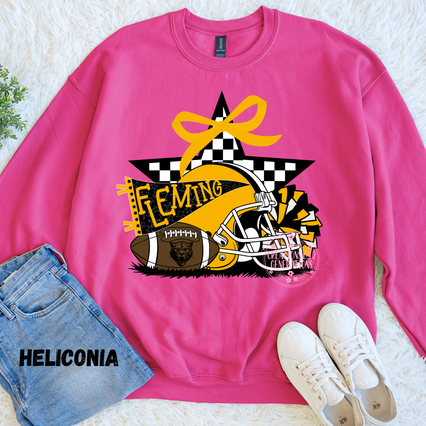 FLEMING FOOTBALL WITH CHECKERED SWEATSHIRT STAR PREORDER